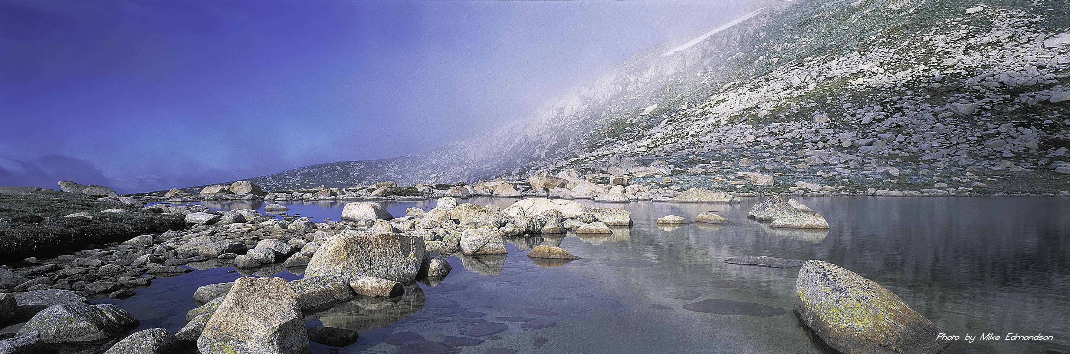 Lake Cootabatamba below Mt. Kosciuszko - Photo by Mike Edmondson